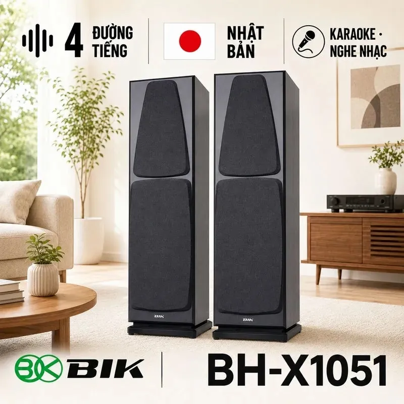 Ảnh minh họa Loa BIK BH-X1051 (4-way, Bass 25, 150W RMS, 89dB) 1