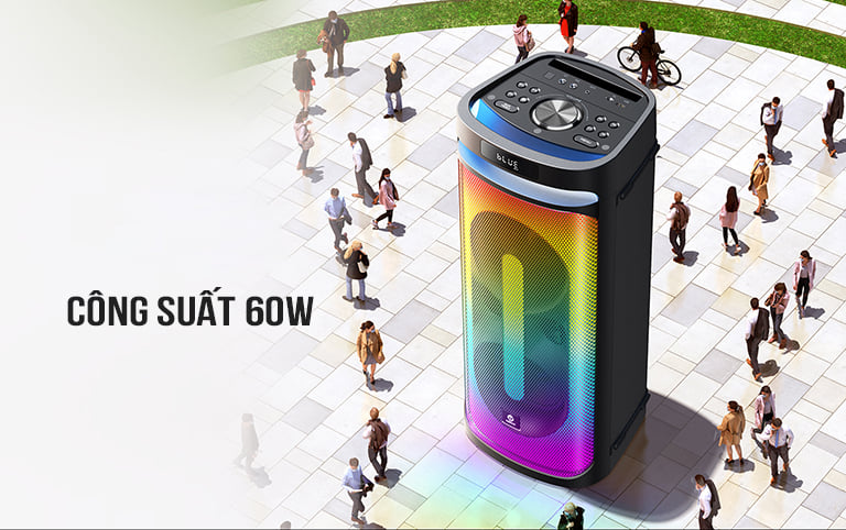 Ảnh minh họa Loa Bluetooth 60W Remax RB-X1 kèm Mic Karaoke 2