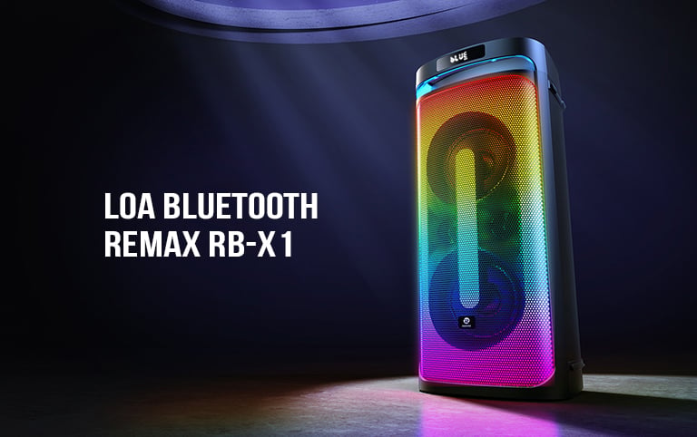 Loa Bluetooth 60W Remax RB-X1 kèm Mic Karaoke