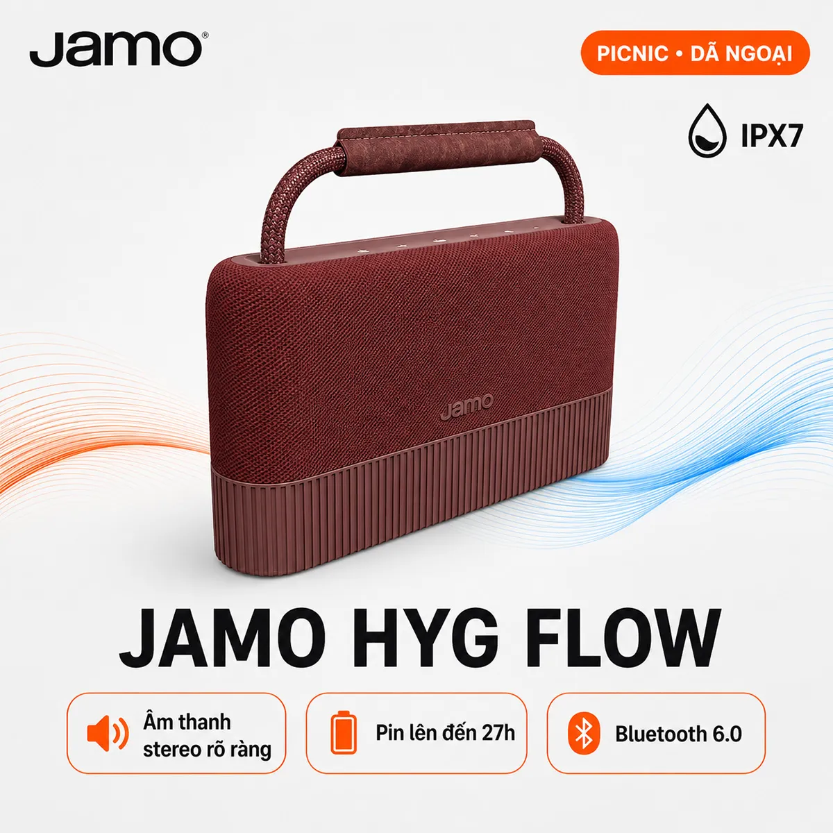 Ảnh minh họa Loa bluetooth Jamo HYG Flow (2 x 5W, Bluetooth 6.0) 1