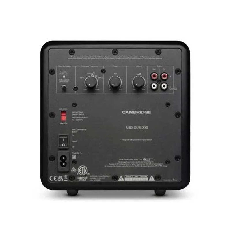 Ảnh minh họa Loa Cambridge Audio MSX Sub 200, Bass 16.5cm, 200W, RCA 3