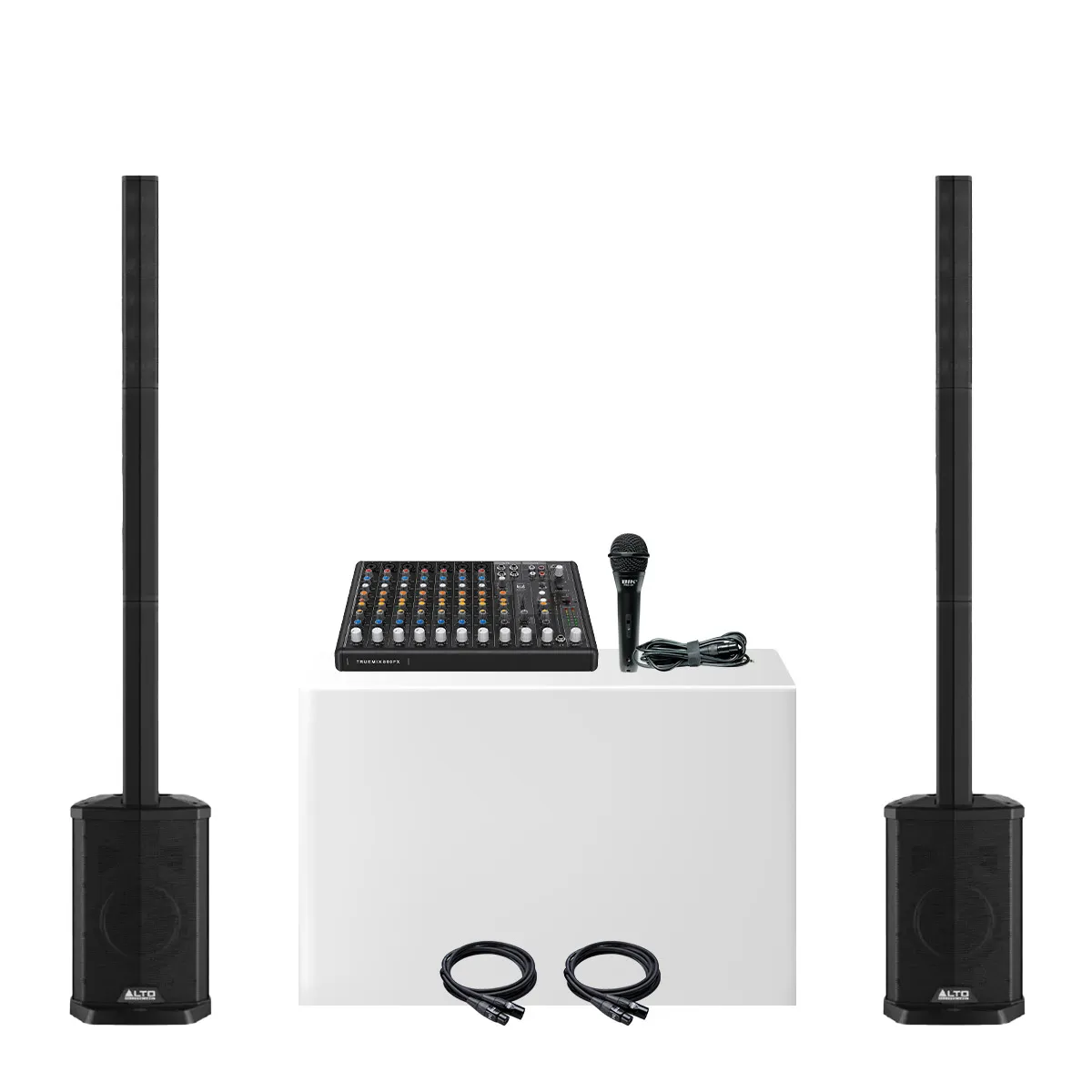 Ảnh minh họa Combo loa cột Alto TS108C New 03 (Alto TS108C, Alto TrueMix 800FX, BIK Pro 8X) 2