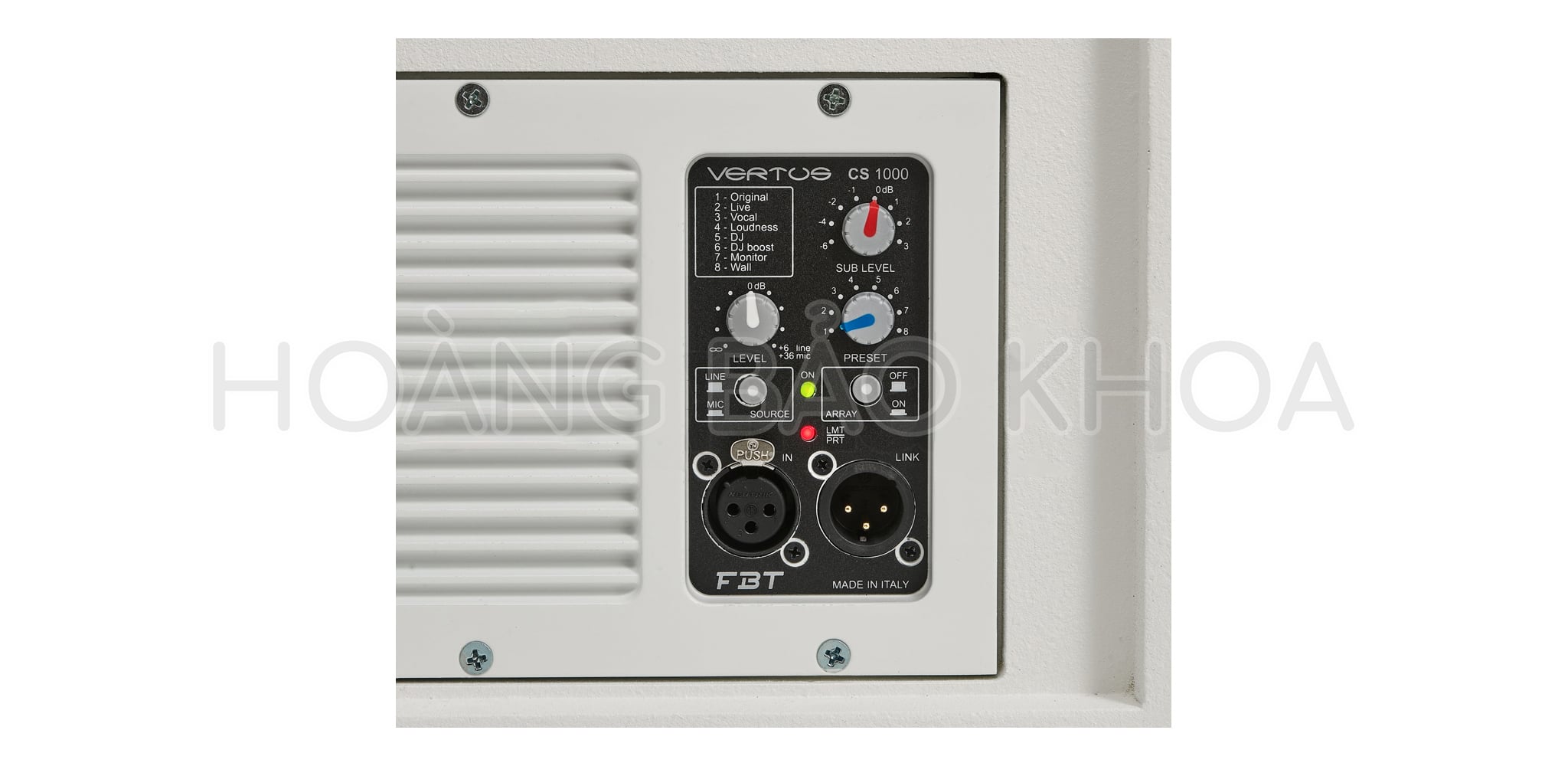 Ảnh minh họa Loa Cột Liền Công Suất 2000W 12inch FBT VERTUS CS 1000 W 3