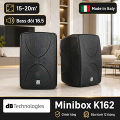  Loa dBTechnologies Minibox K162 (Active, Bass đôi 16.5, Made in Italy) 