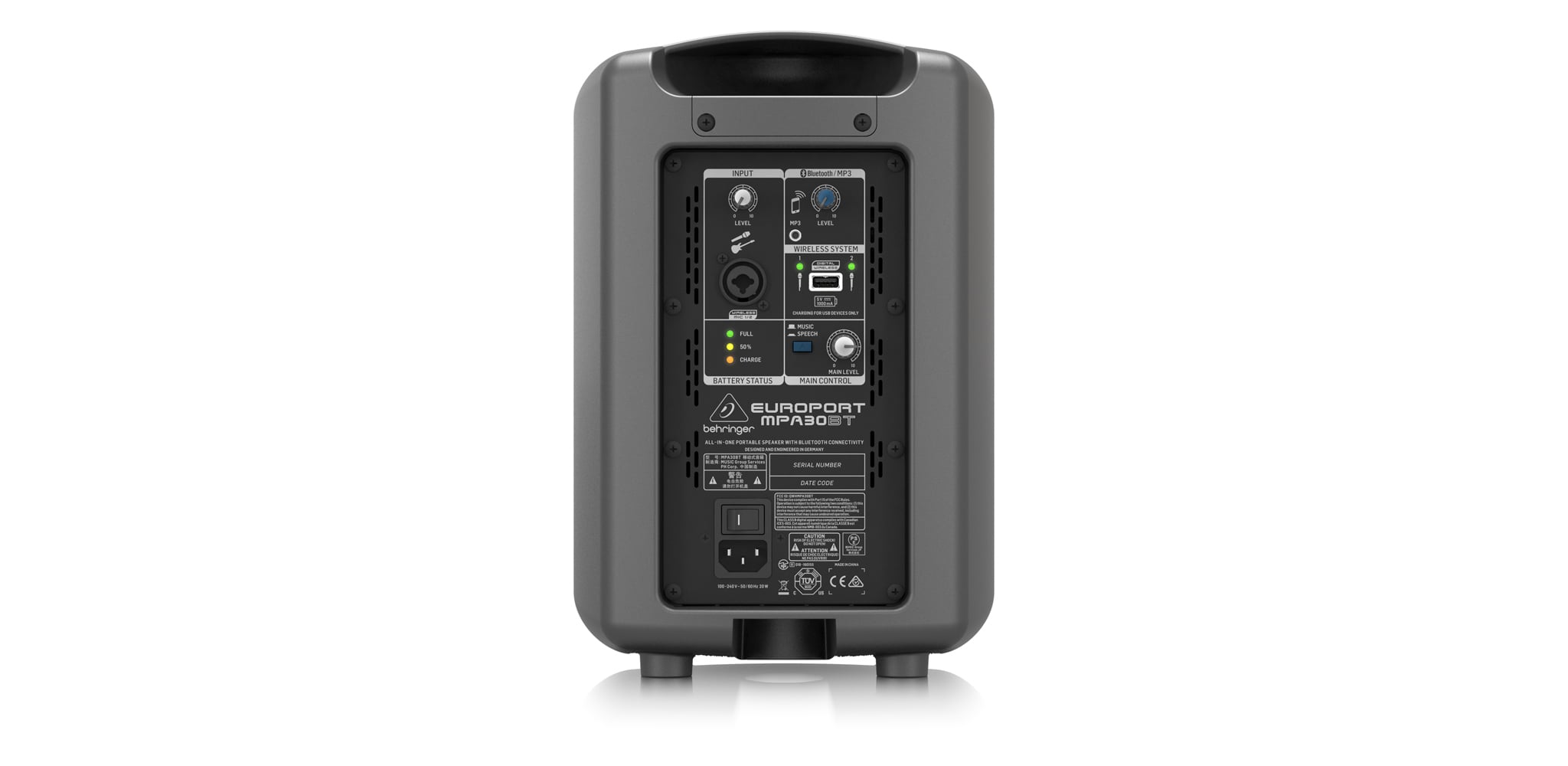Ảnh minh họa Loa di động Behringer Công Suất 30W Behringer MPA30BT 3