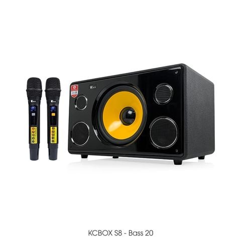 Loa Di Động KCBOX S8 | Bass Sup 20 (500W) Kèm 2 Micro