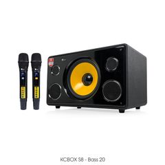  Loa Di Động KCBOX S8 | Bass Sup 20 (500W) Kèm 2 Micro 