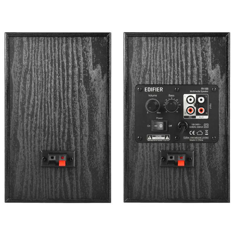 Ảnh minh họa Loa Edifier R1100, Công suất 42W, Độ nhạy 85db, RCA-3.5mm Auxiliary, RCA 1
