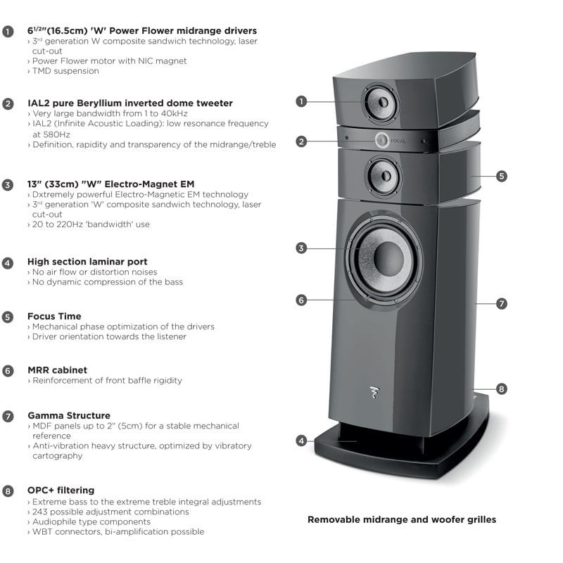 Ảnh minh họa Loa Focal Stella Utopia EM Evo (Độ nhạy 94dB, Tần số 22Hz-40KHz) 1