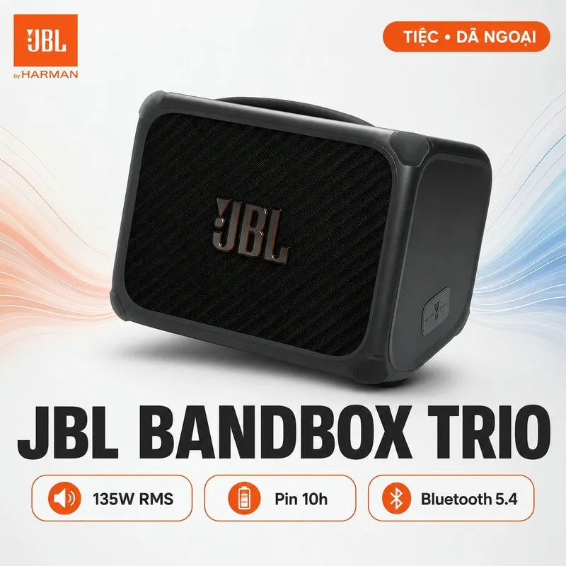 Ảnh minh họa Loa JBL Bandbox Trio (135W, Pin 10h, Bluetooth 5.4) 1