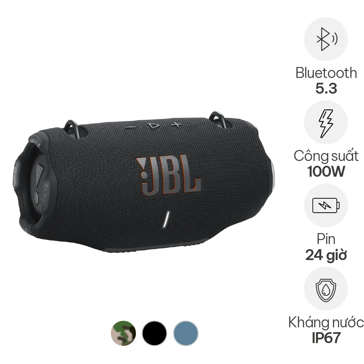 Ảnh minh họa Loa JBL Xtreme 4 (100W, Bluetooth 5.3, 24h, Auracast, AI sound) 2