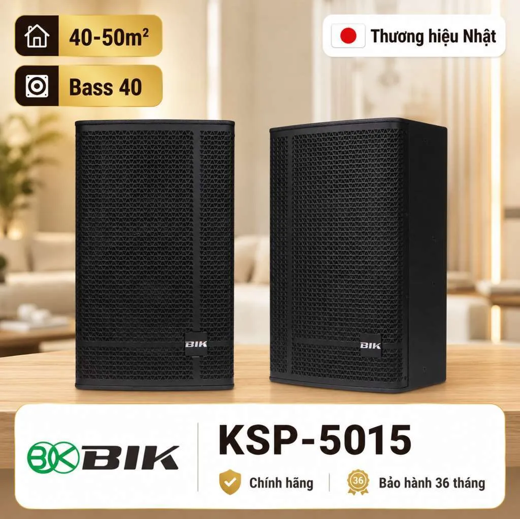 Ảnh minh họa Loa karaoke BIK KSP-5015 (Full bass 40) 1