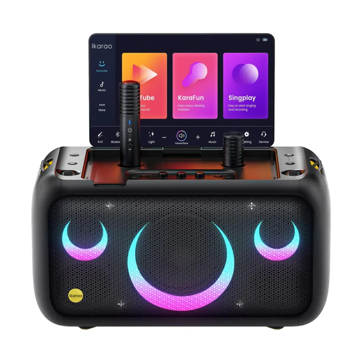 Ảnh minh họa Loa Karaoke Di Động Có Màn Cảm Ứng Ikarao Break X1 3