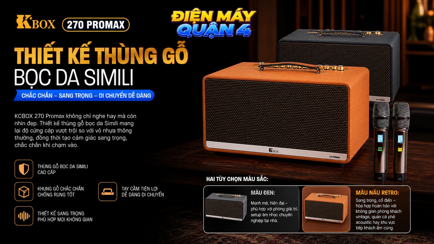 Ảnh minh họa LOA KARAOKE KCBOX 270 PROMAX 1