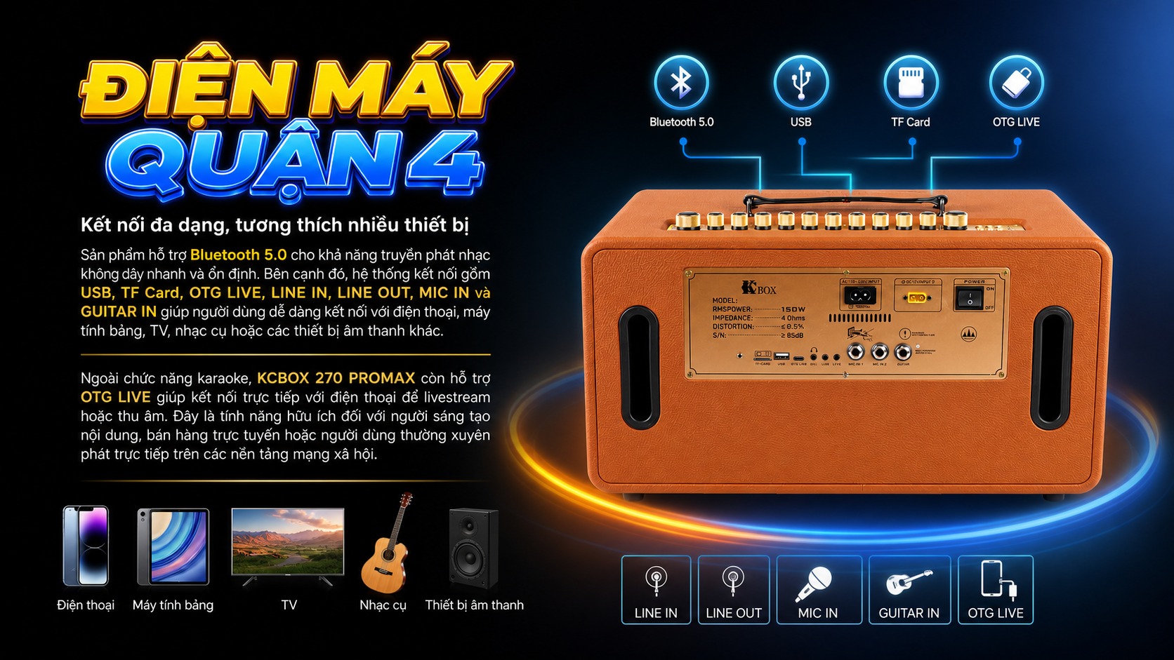Ảnh minh họa LOA KARAOKE KCBOX 270 PROMAX 3