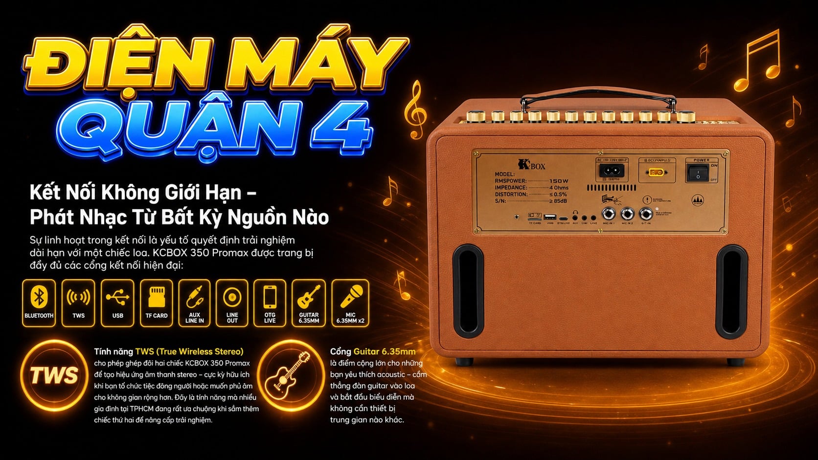 Ảnh minh họa LOA KARAOKE KCBOX KC350 PROMAX 1