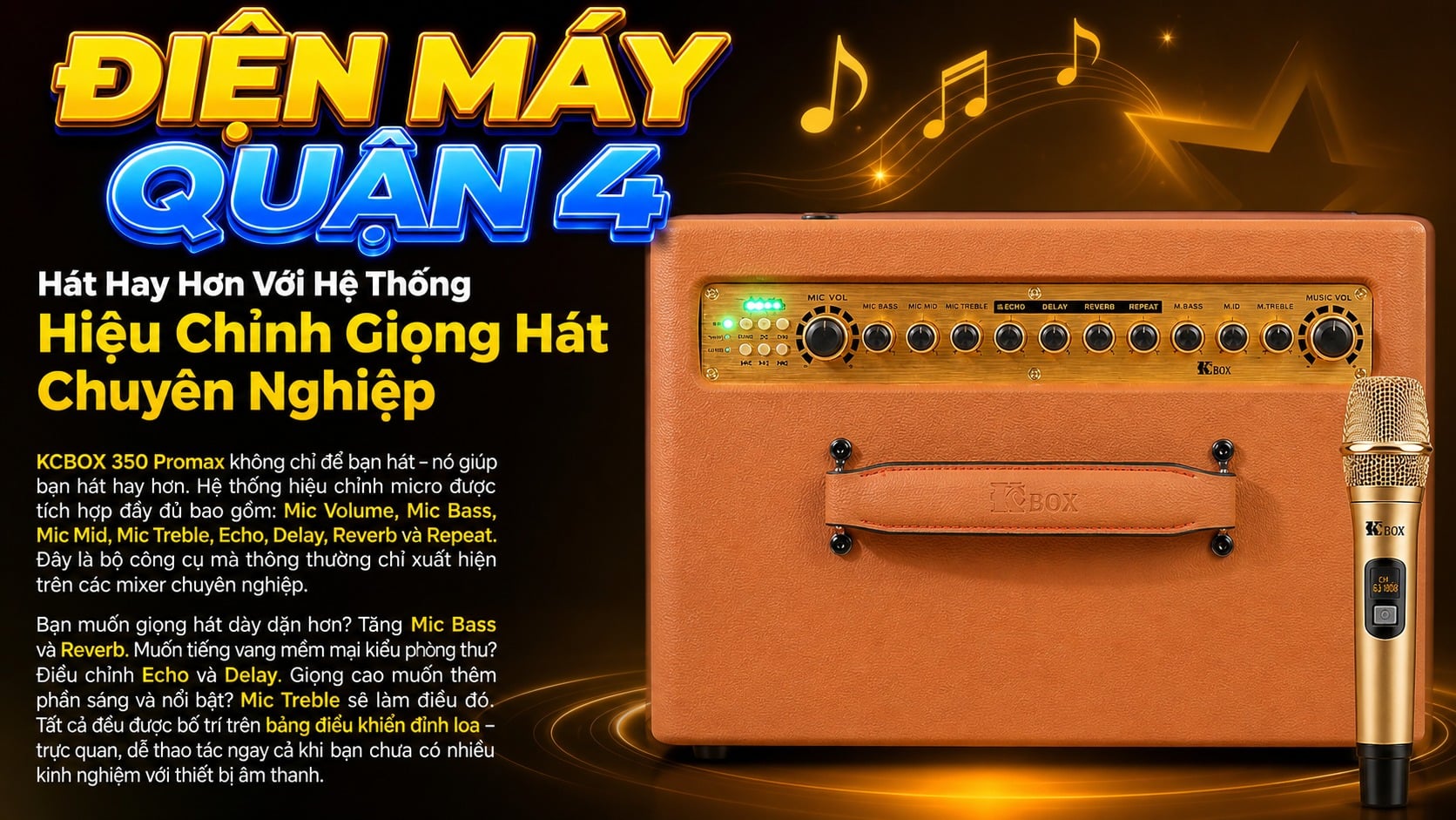 Ảnh minh họa LOA KARAOKE KCBOX KC350 PROMAX 3