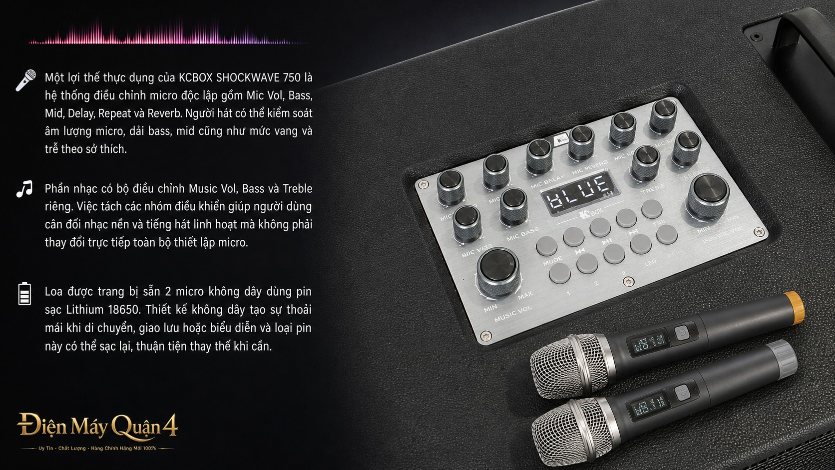 Ảnh minh họa Loa Karaoke kcbox shockwave 750 1