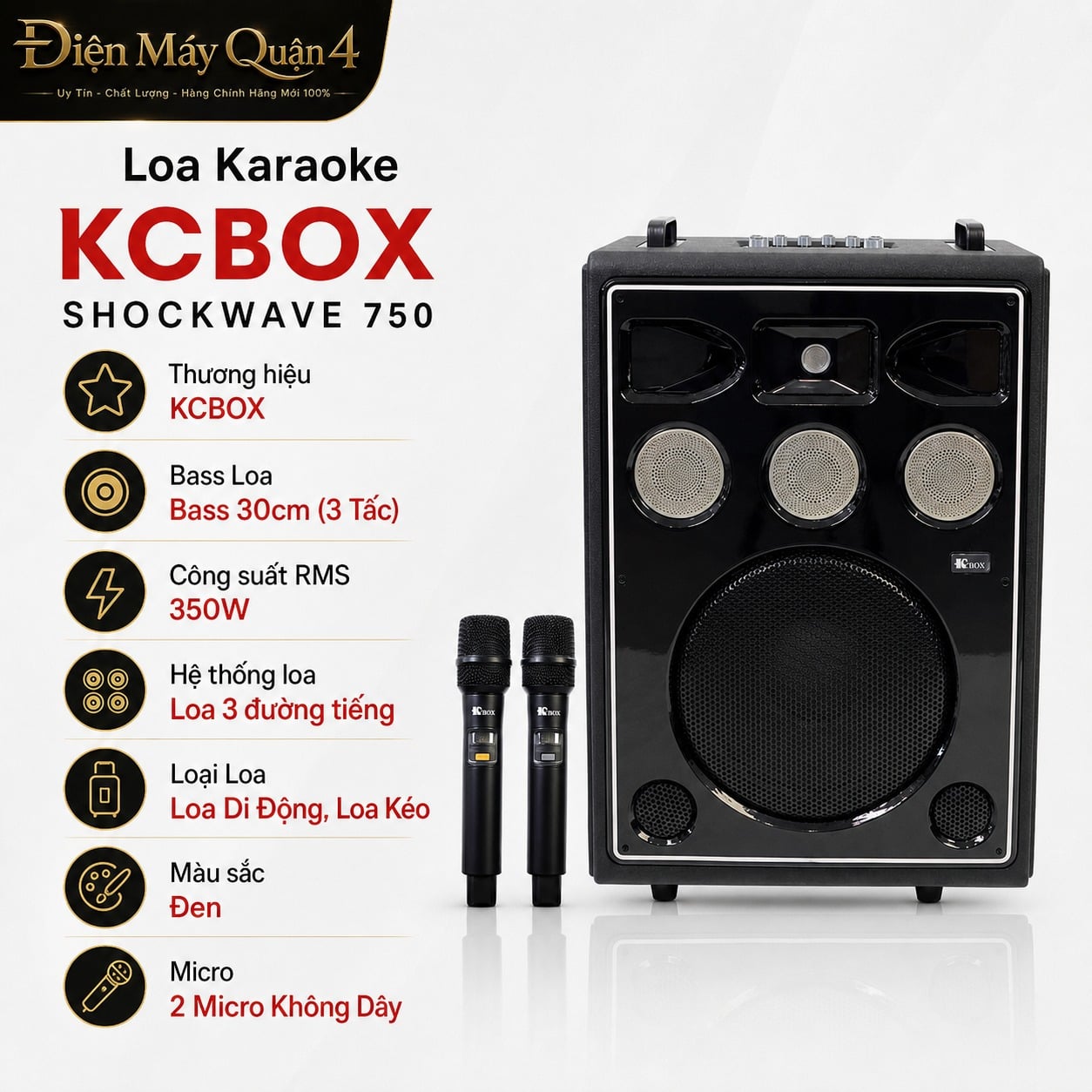 Loa Karaoke kcbox shockwave 750
