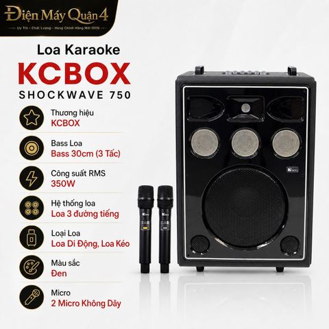 Loa Karaoke kcbox shockwave 750