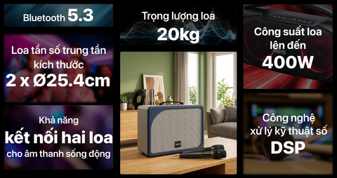Loa Karaoke PARAMAX Evox Max