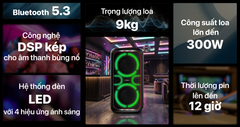  Loa Karaoke PARAMAX PartyMore 850 