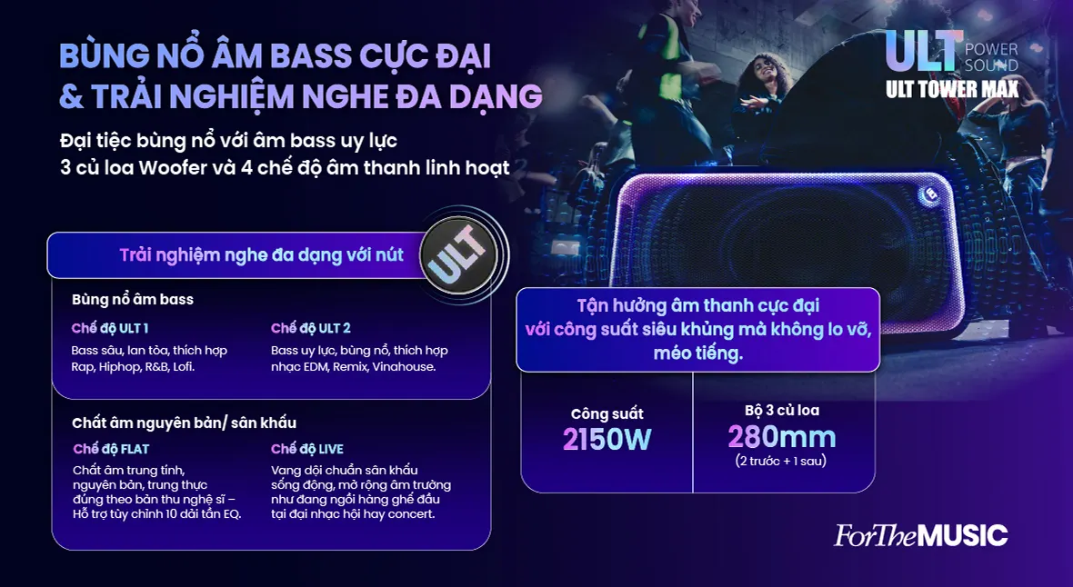 Ảnh minh họa Loa Karaoke Sony ULT TOWER MAX (SRSULT3000) 2