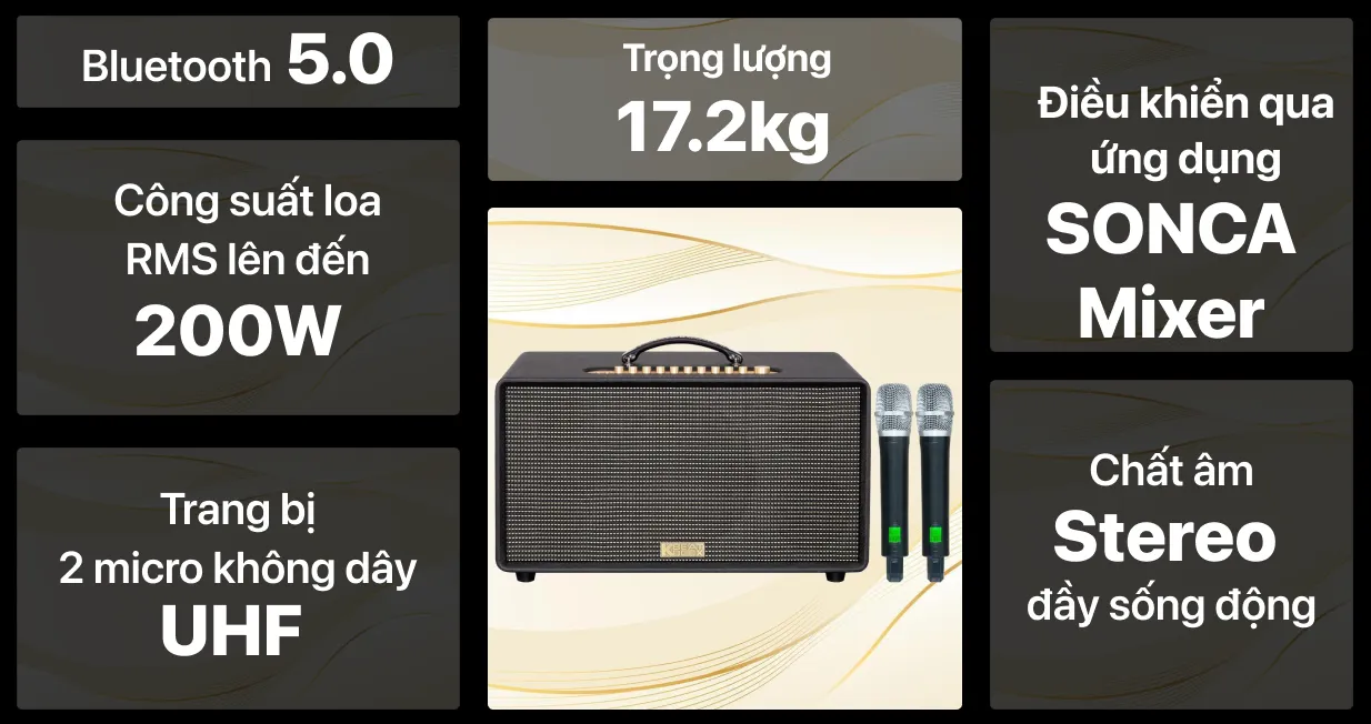 Loa Karaoke xách tay ACNOS FLAC 36 Ver2