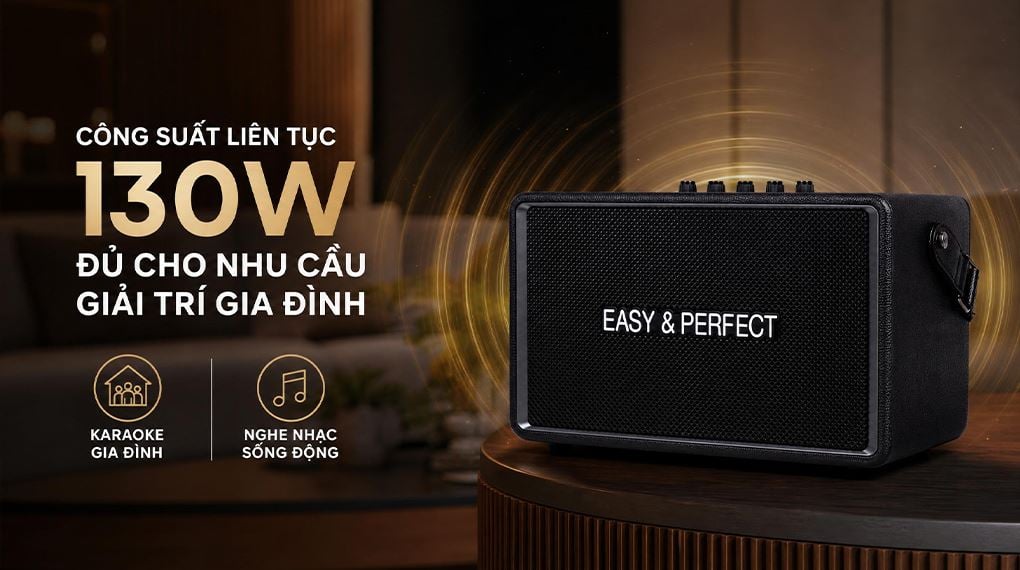 Loa karaoke xách tay Easy & Perfect EP-Tornado 130W