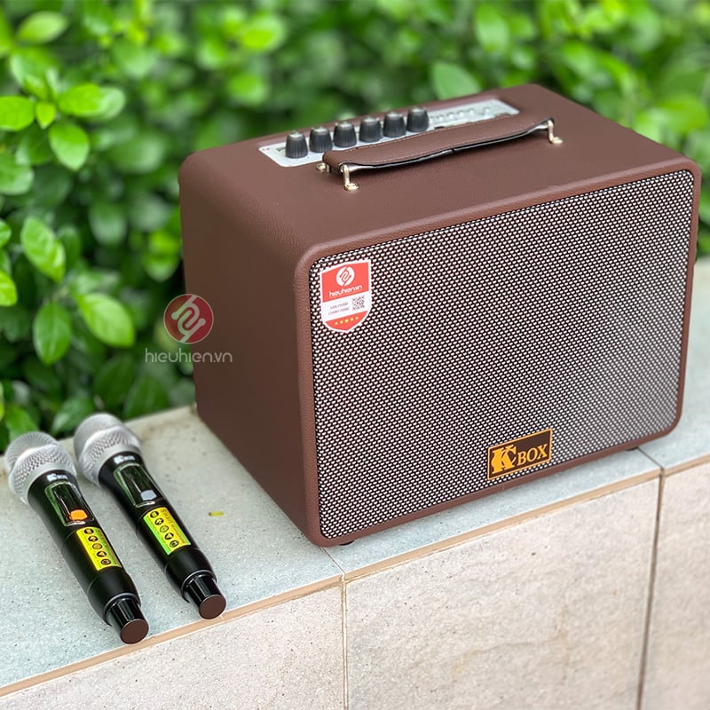 Ảnh minh họa Loa KCBOX KC135 | Loa Karaoke Mini 200W, Kèm 2 Micro 3