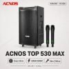 Loa kéo Acnos TOP 530 MAX (Bass 50, 600W/2200W, Kèm 2 Micro)