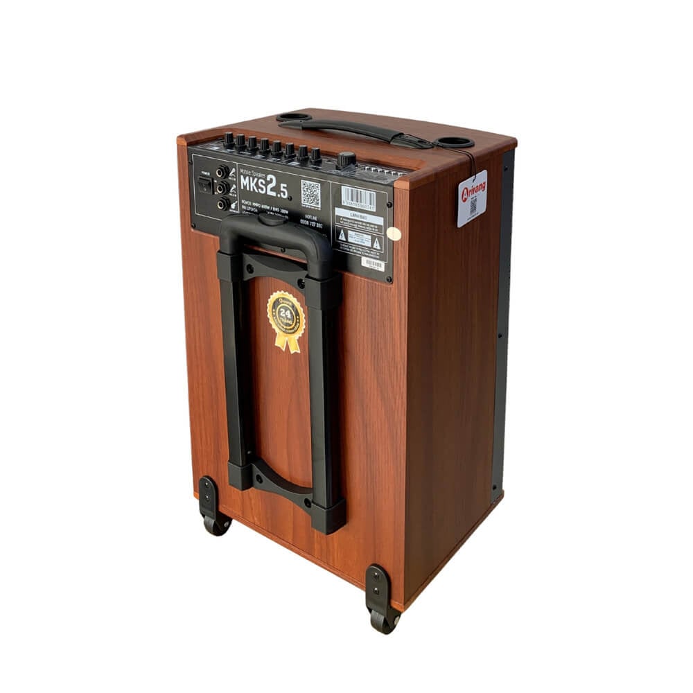Ảnh minh họa Loa Kéo Arirang MKS2.5 – Bass 3 Tấc, Công Suất 400W/100W , Kèm 2 Micro 2