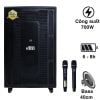 Loa Kéo Best 6800S, Bass 40cm, Công suất 700W, Bluetooh, USB, Đài FM