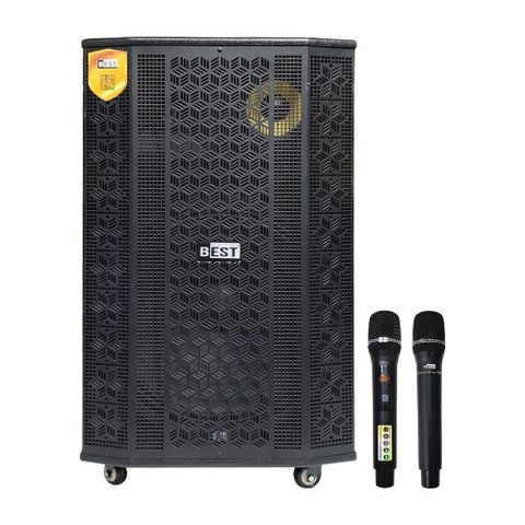 Loa Kéo Best B50 Plus – Bass 5 Tấc (800W) Kèm 2 Micro