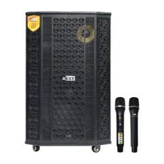  Loa Kéo Best B50 Plus – Bass 5 Tấc (800W) Kèm 2 Micro 