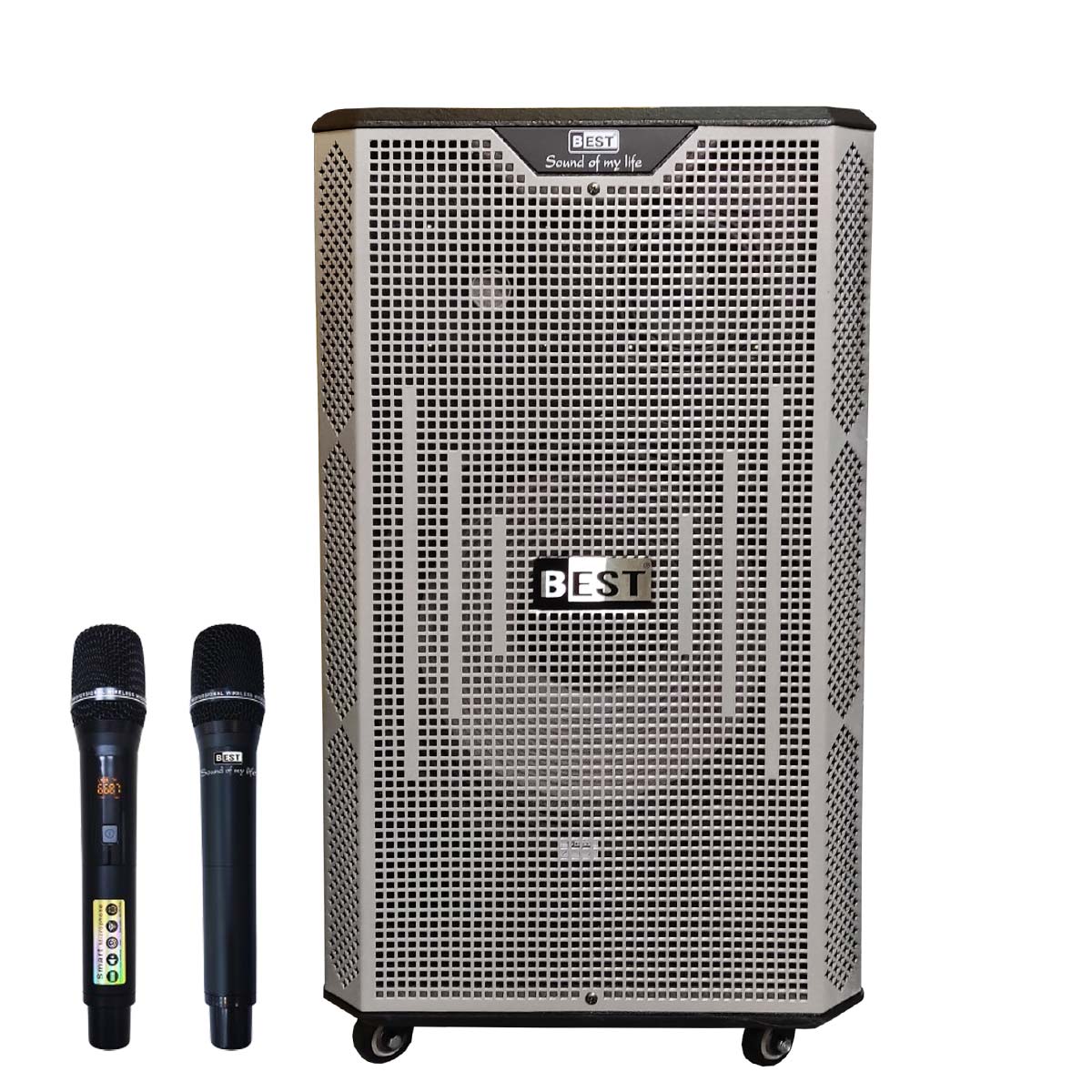 Loa kéo Best S30 (Bass 12 inch, 700W, kèm 2 Micro)