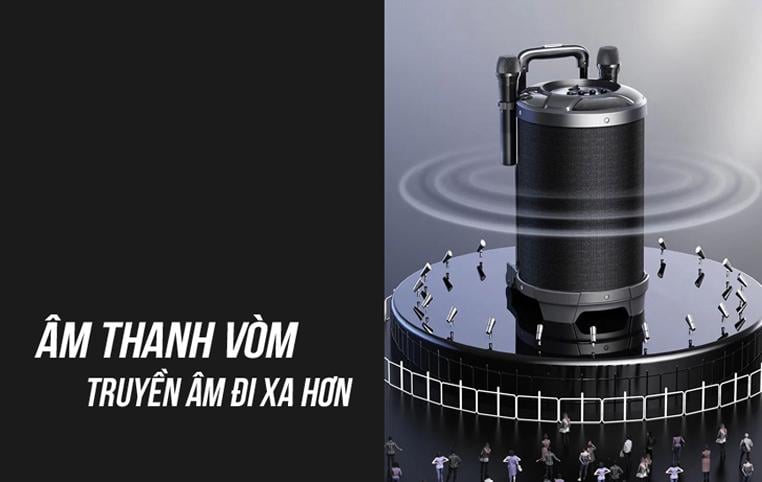Ảnh minh họa Loa kéo Bluetooth công suất lớn Remax RB-X6 2