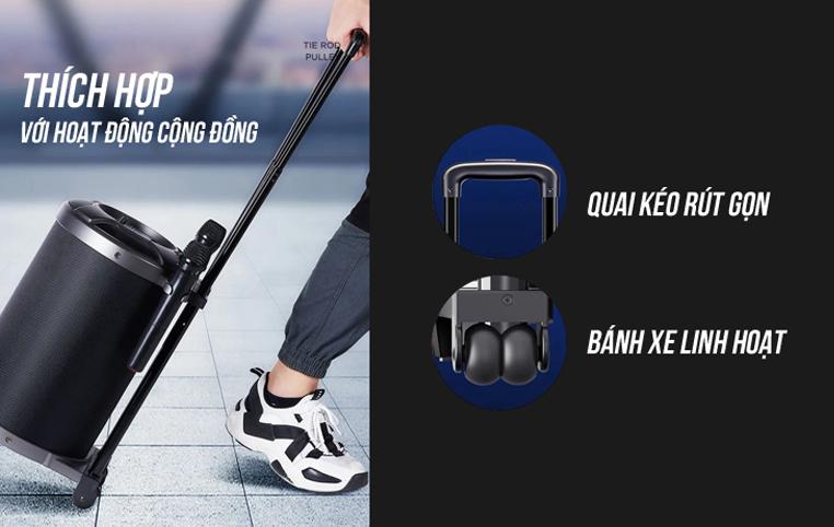 Ảnh minh họa Loa kéo Bluetooth công suất lớn Remax RB-X6 3