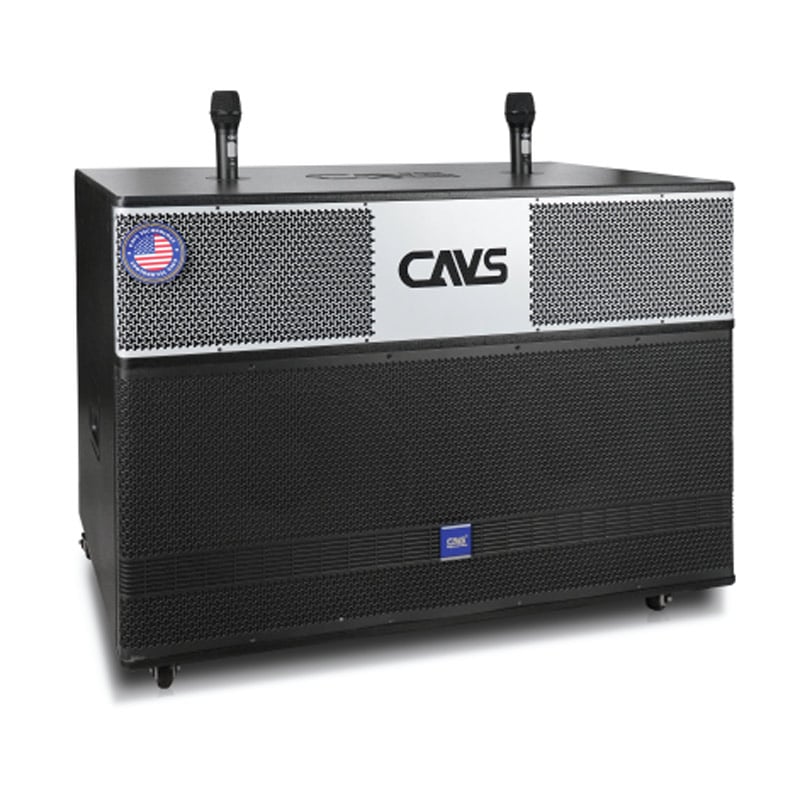 Ảnh minh họa Loa kéo CAVS PS218, Bass 50cm, Công suất 800W, Bluetooth, Kèm 2 Mic 2
