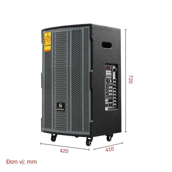 Ảnh minh họa Loa kéo Nanomax SK-1202 Karaoke Bluetooth 1