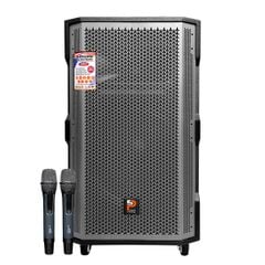  Loa kéo Prosing W15 Super (Bass 40cm, 400W, Kèm 2 micro, Pin 4-8h) 