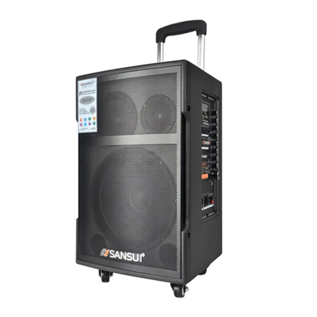 Ảnh minh họa Loa kéo Sansui SG3-08 (Bass 20, 90W, Kèm 2 micro, Pin 10h) 2