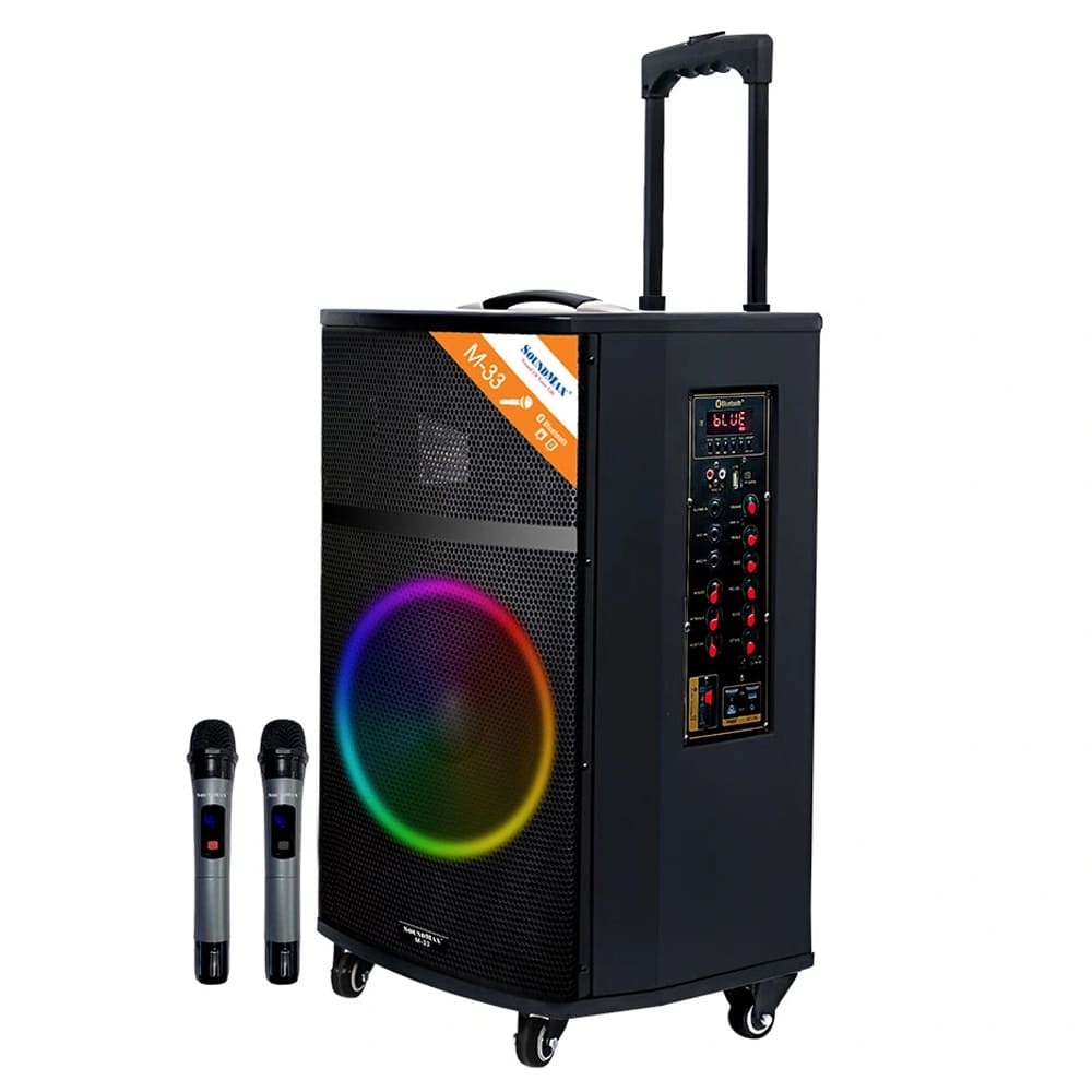 Ảnh minh họa Loa kéo Soundmax M-33 (Kèm 2 micro) 1