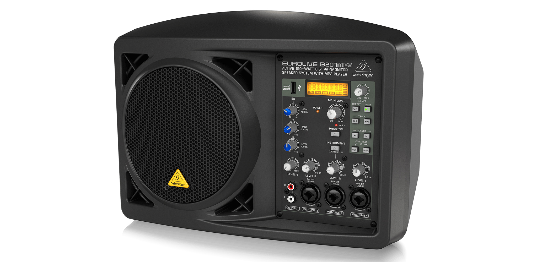 Ảnh minh họa Loa Kiểm Âm Liền Công Suất 150w Behringer B207MP3 2