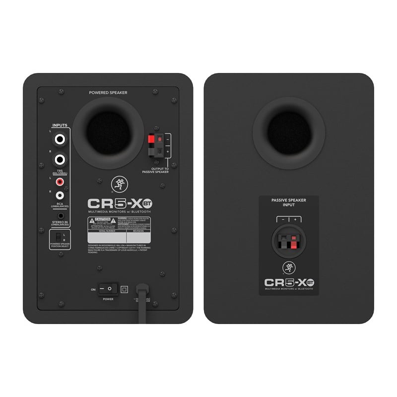 Ảnh minh họa Loa Kiểm Âm Mackie CR5-XBT, Công Suất 80W, Bluetooth, RCA, AUX 2