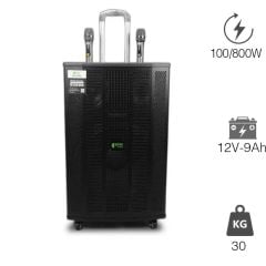  Loa Kiwi XT15, 800W, Bass 40cm, Kèm 2 Tay mic 