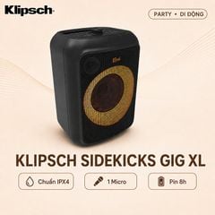  Loa Klipsch Sidekicks GIG XL ( Chuẩn IPX4, Kèm 1 micro) 
