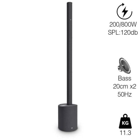 Loa LD Systems MAUI 5, Công suất 200/800W, Bluetooth, XLR