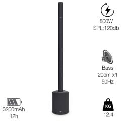  Loa LD Systems MAUI 5 GO 100, Công suất 800W, Bluetooth, XLR 