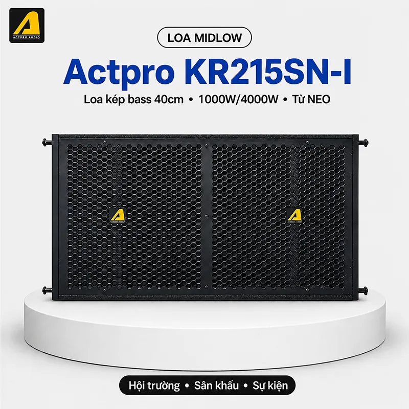 Ảnh minh họa Loa Midlow Actpro KR215SN-I (1000W/4000W, Từ NEO) 1